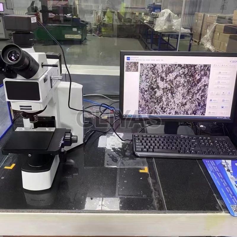 Trinocular Upright Metallurgical Microscope