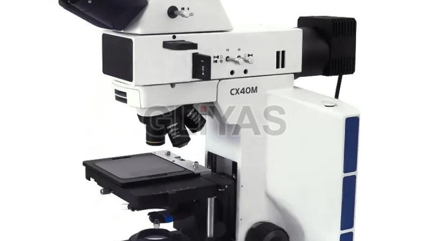 Trinocular Upright Metallurgical Microscope
