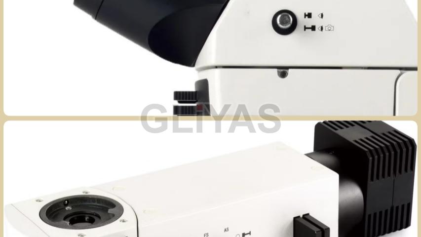 Trinocular Upright Metallurgical Microscope